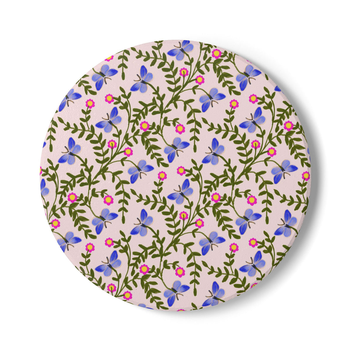 Floral butterfly Coaster