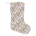Lilac Butterfly Floral Stocking