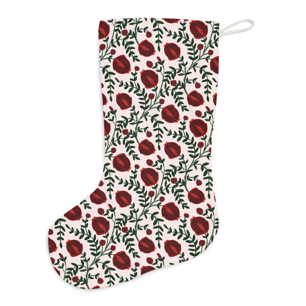 Floral Rose Stocking