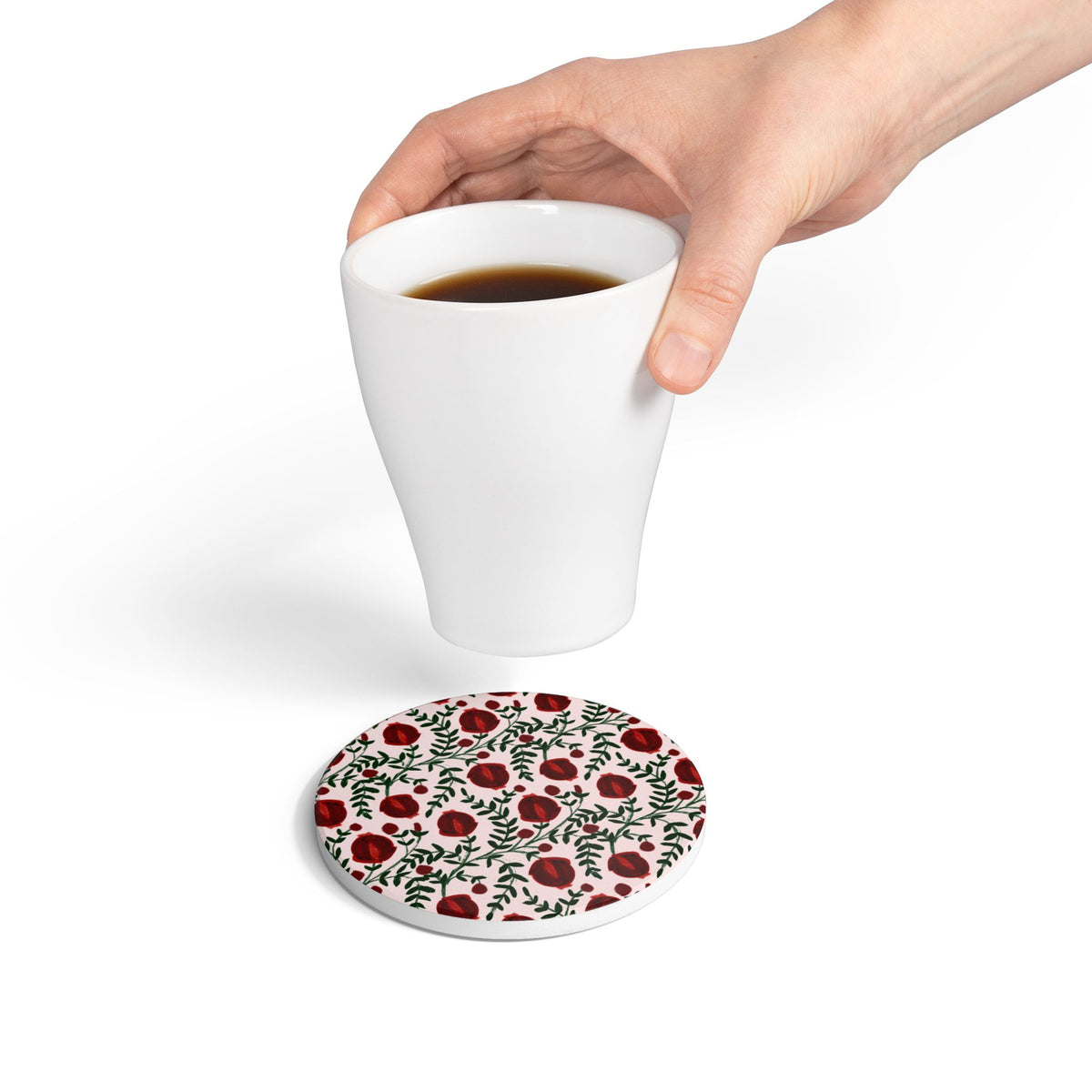Floral Rose Coaster