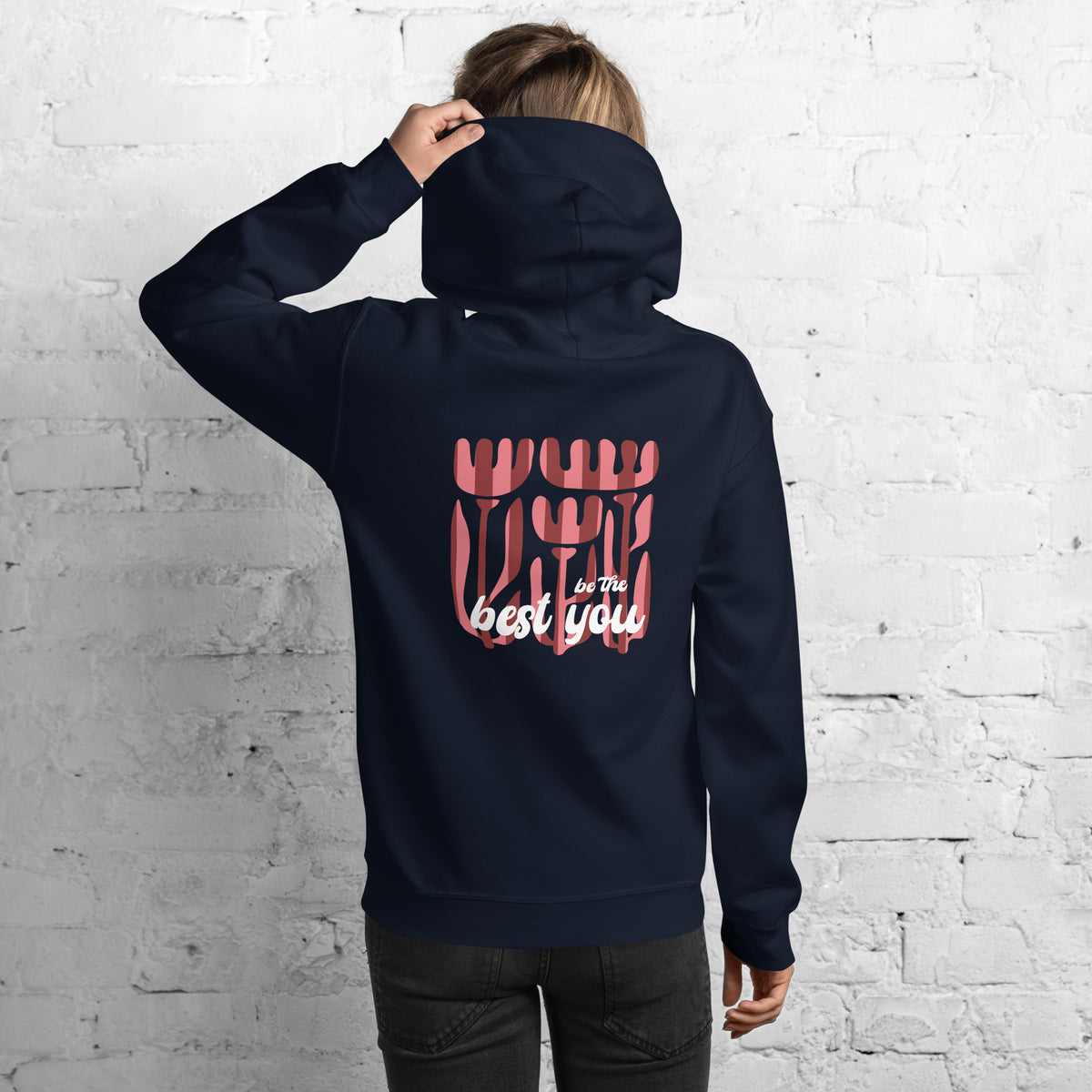 black_back_view_be_the_best_you_in_Red and 1 pink_christian_clothing_apparel_christian_clothing_hoodie_christian_clothing_store_best_christian_clothing_christian_wear_apparel