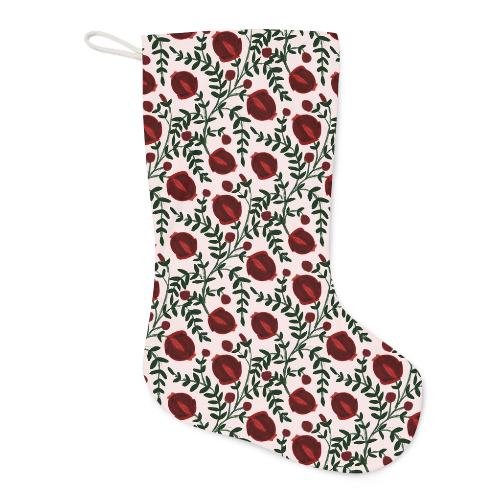 Floral Rose Stocking
