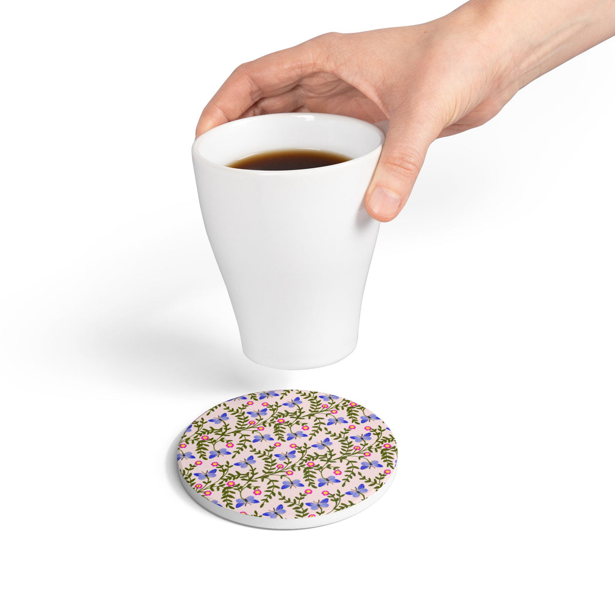 Floral butterfly Coaster
