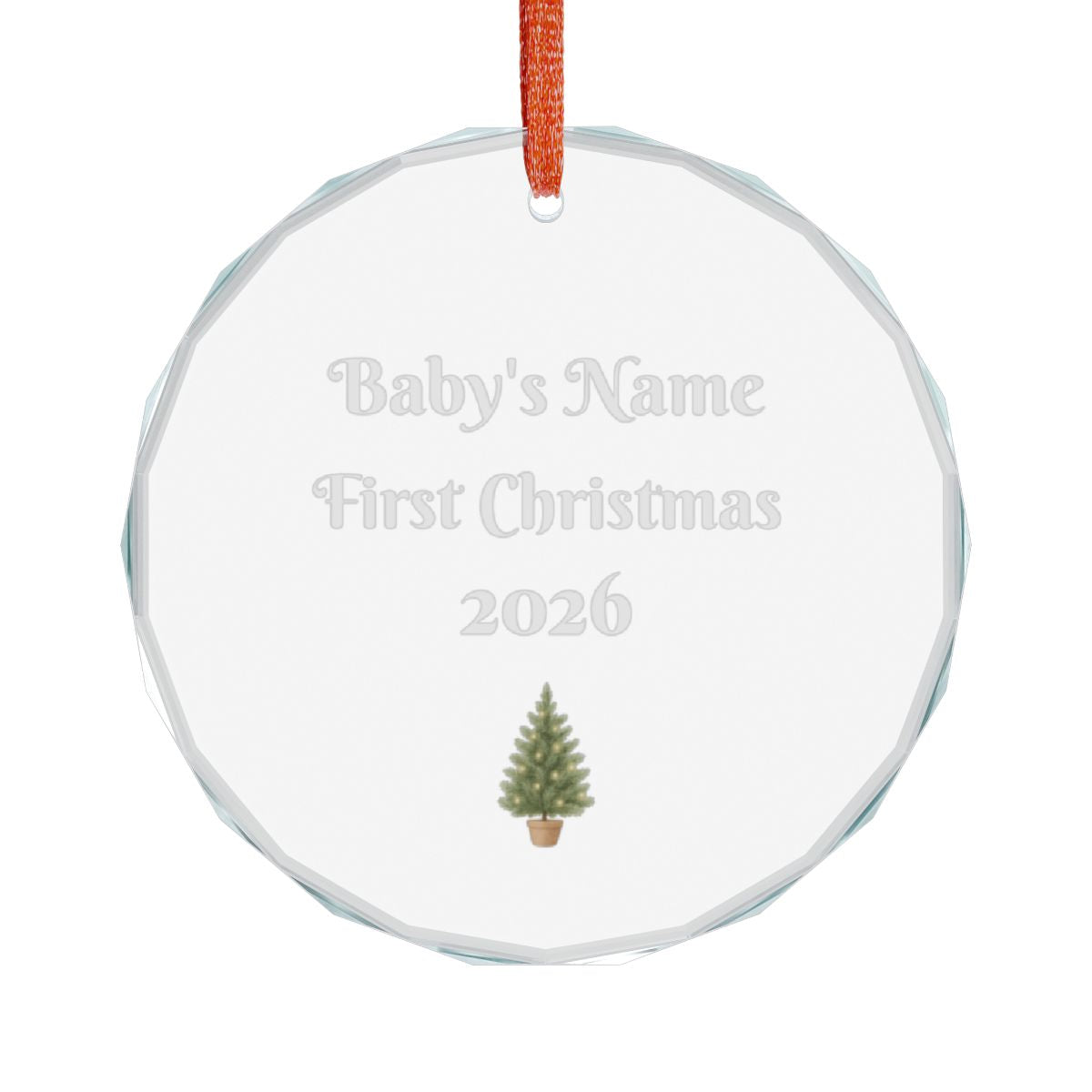 Personalised baby's First Christmas