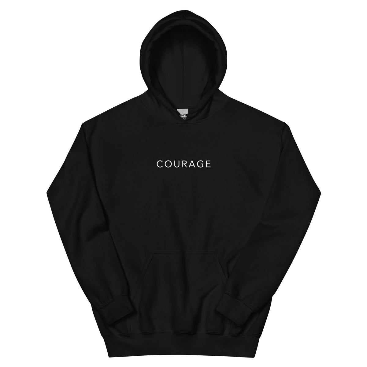 Black Courage Christian Hoodie – Christian Clothing Apparel, Christian Wear Apparel, Christian Merch, Christian Apparel Hoodies, Christian Hooded Sweatshirts, Christian Clothing Hoodie, Christian Clothing Store, Best Christian Clothing