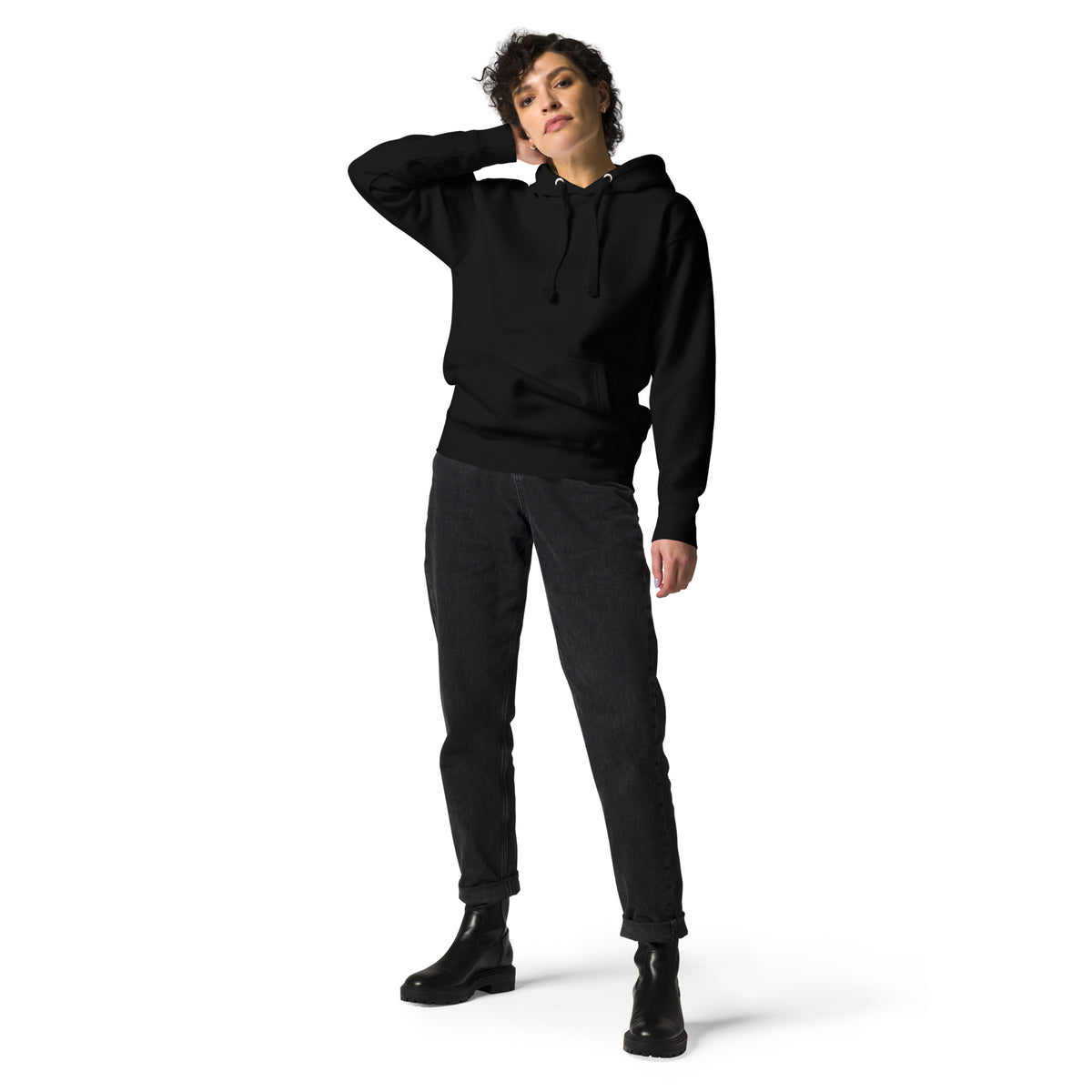 Front view - black colour- christian clothing apparel christian wear apparel christian merch christian apparel hoodies christian hooded sweatshirts christian clothing hoodie christian clothing store best christian clothing