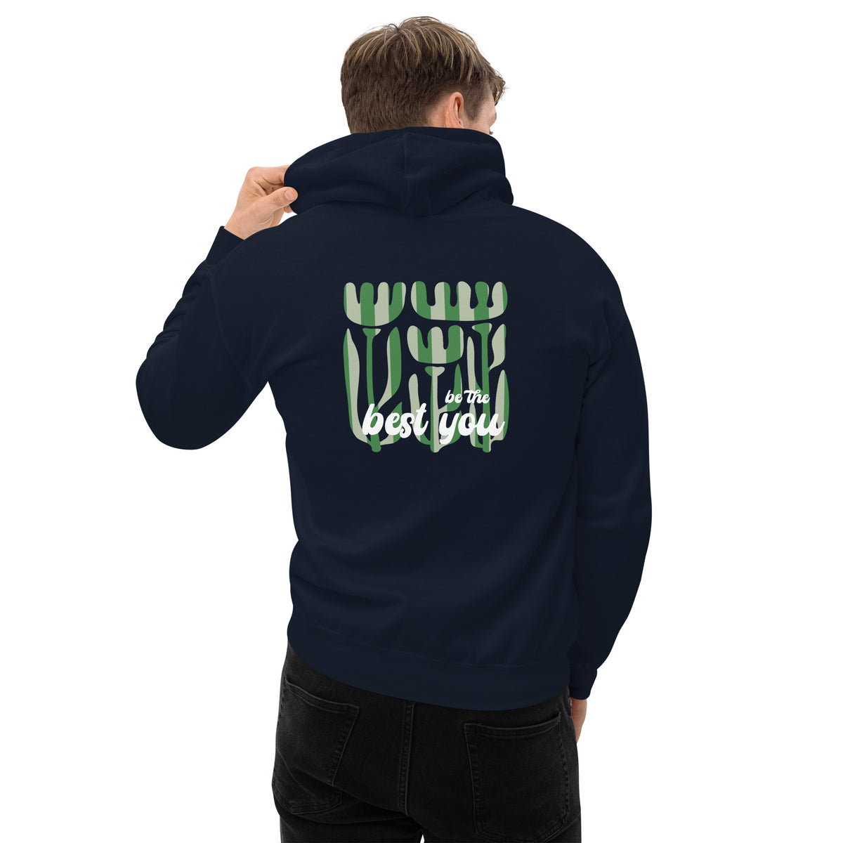 Navy back view be_the_best_you_in_green_christian_clothing_apparel_christian_clothing_hoodie_christian_clothing_store_best_christian_clothing_christian_wear_apparel