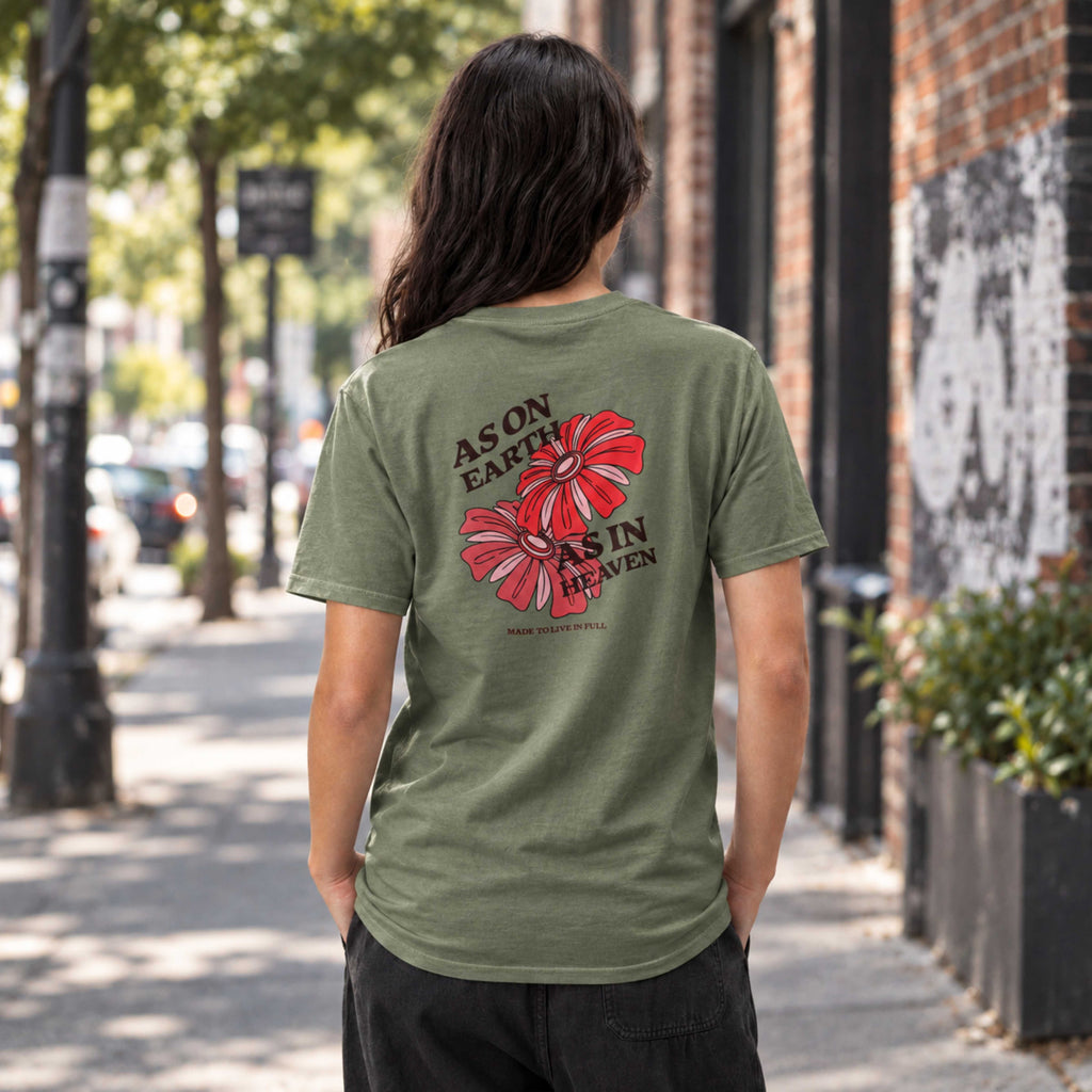 As on Earth as in Heaven t-shirt