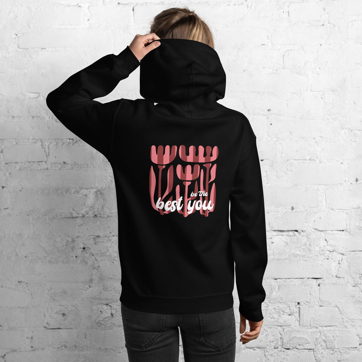 black_back_view_be_the_best_you_in_Red and pink_christian_clothing_apparel_christian_clothing_hoodie_christian_clothing_store_best_christian_clothing_christian_wear_apparel
