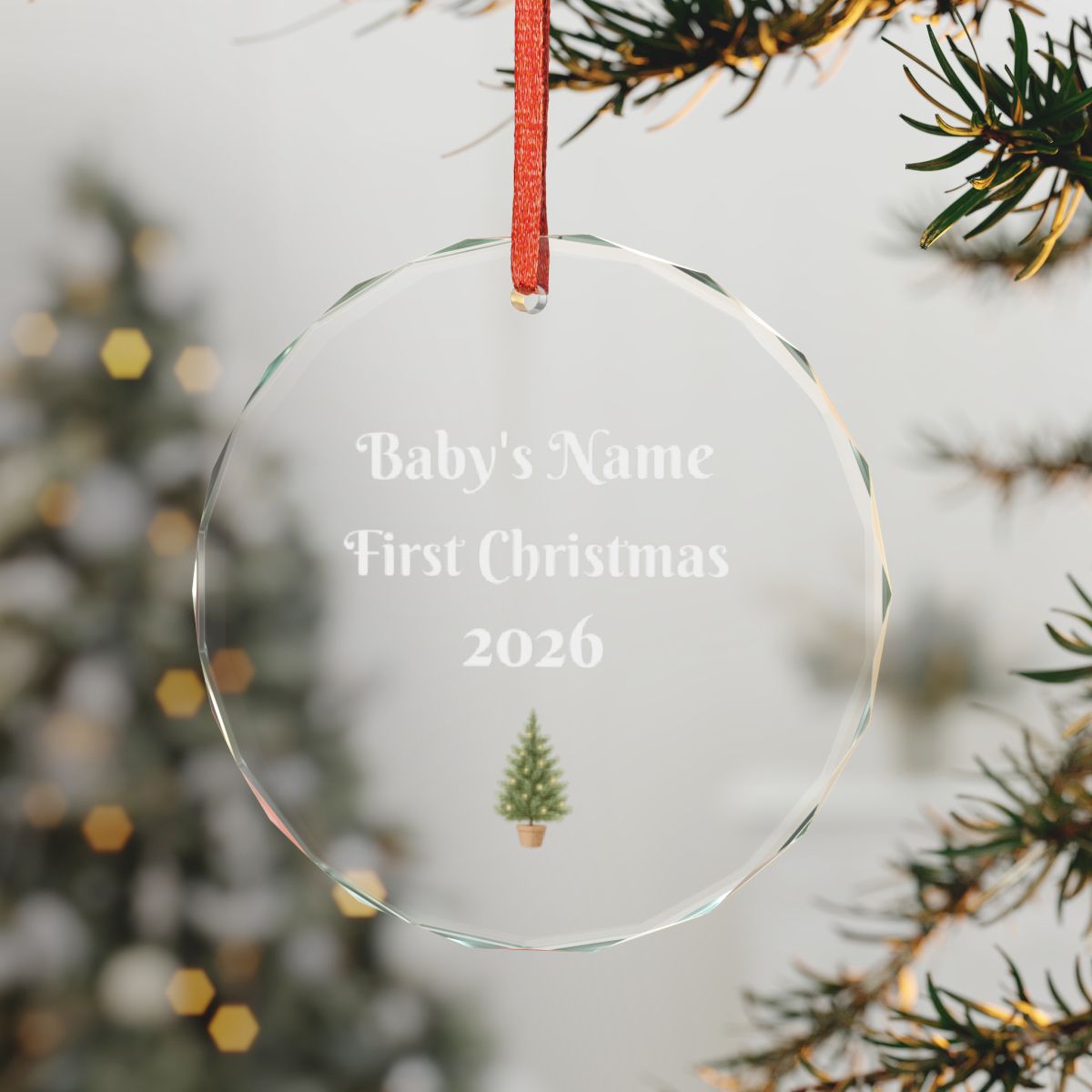 Personalised baby's First Christmas