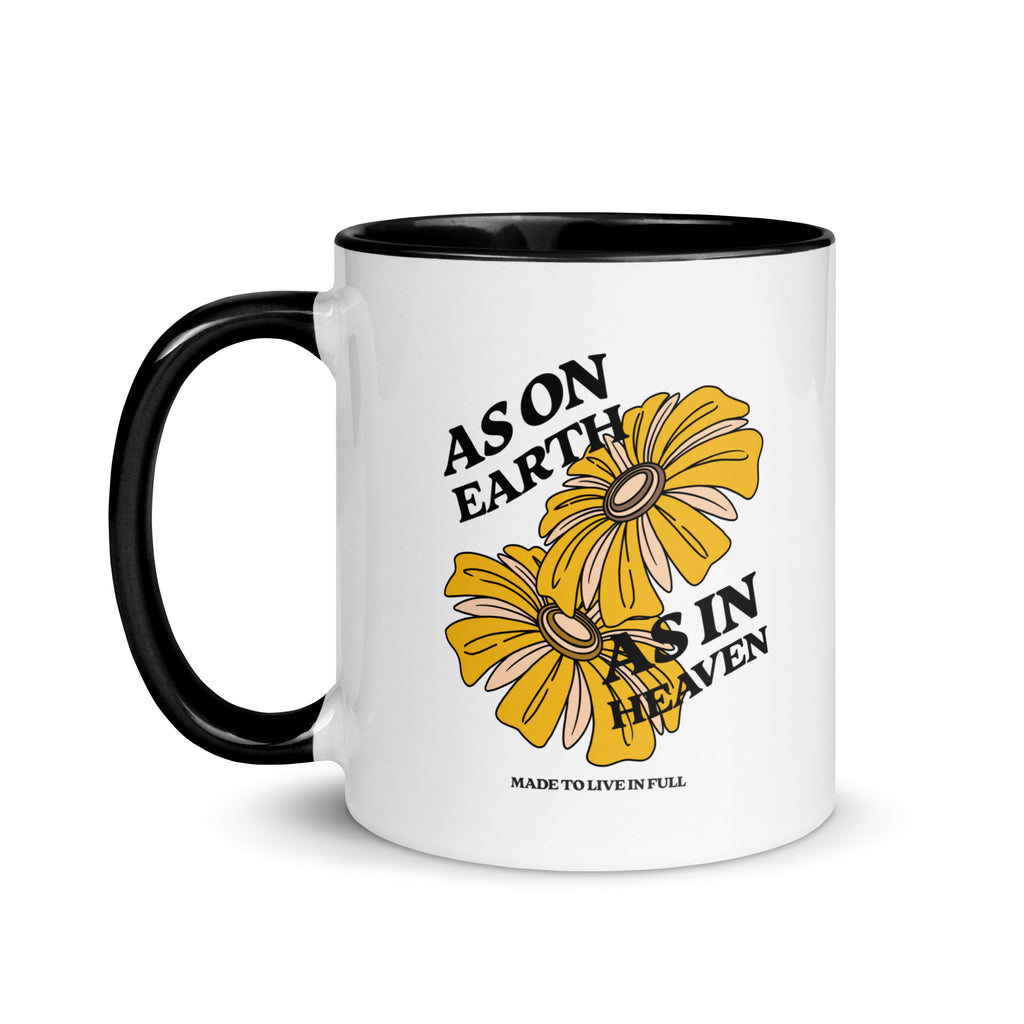 white-ceramic-mug-with-color-inside-black-11-oz-side - Left As on earth as in heaven